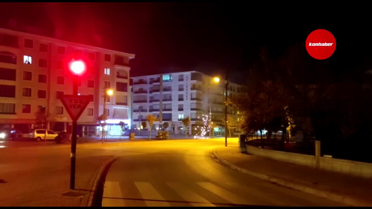 Konya'da elektrik hatlarında korkutan patlama