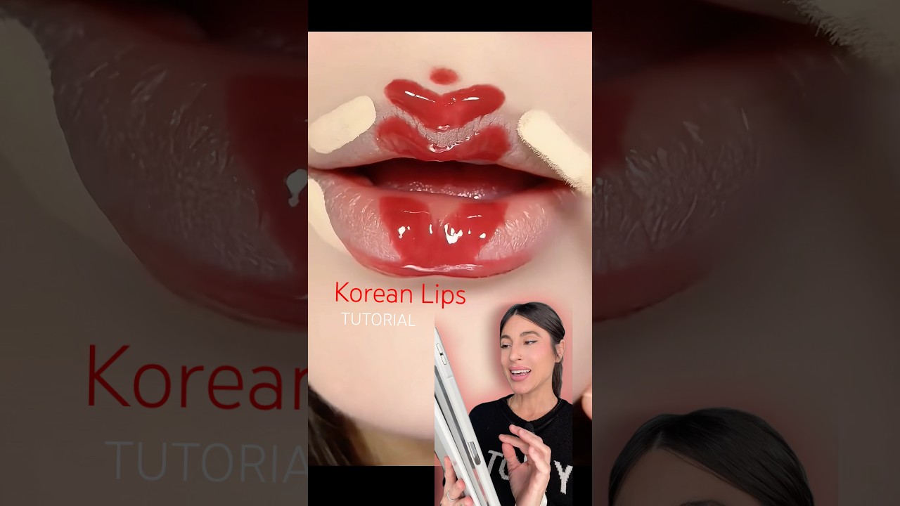 Korean Lips 👄💄✨ #korean #lipstick #makeup #tutorial #tutorialmakeup #lips #ytbshorts #shorts