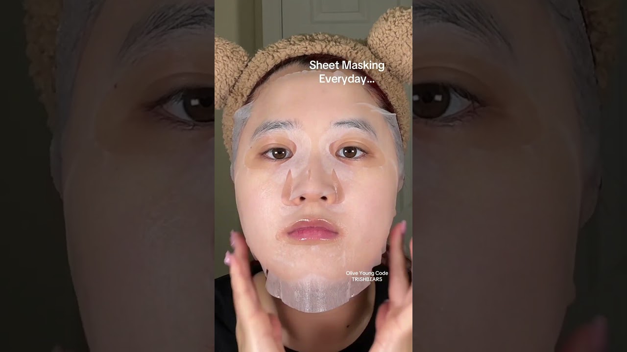 Korean Sheet Mask = Glass Skin✨ #kbeauty #glassskin #koreanskincare #koreanskincareroutine
