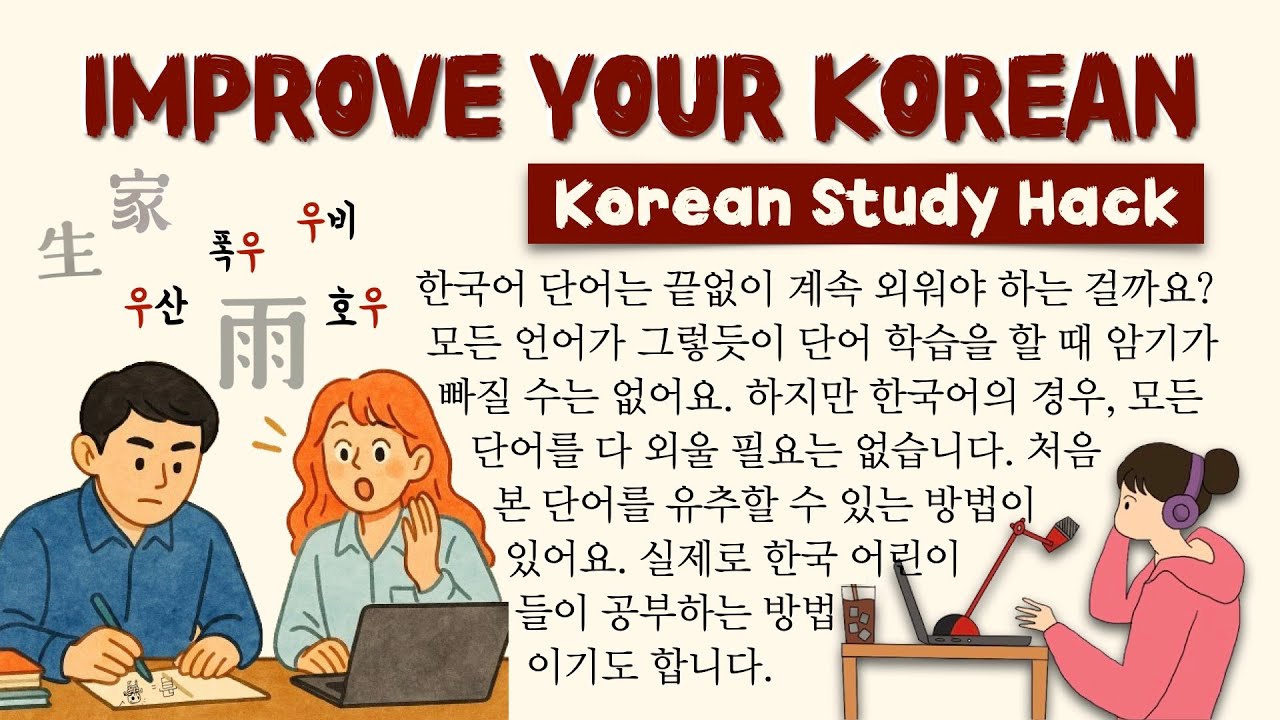 🔥Koreans Use This Secret to Level Up Their Korean💥 한국인들이 진짜 하는 한국어 공부법 공개! Korean Listening