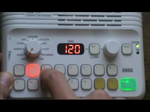 Korg KR-11 Rhythm Box Demo