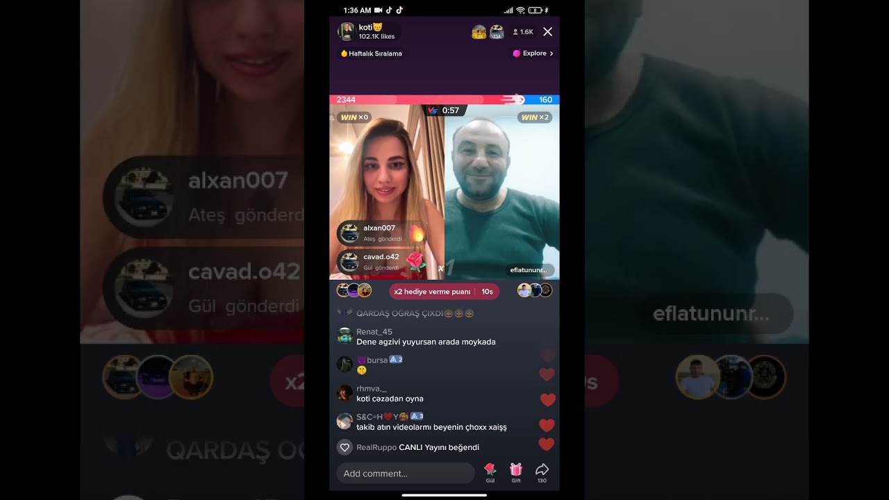 Koti eflatun la mırtdaşır 🔞 😂😂😂 | The koti tik tok canlı yayın pk