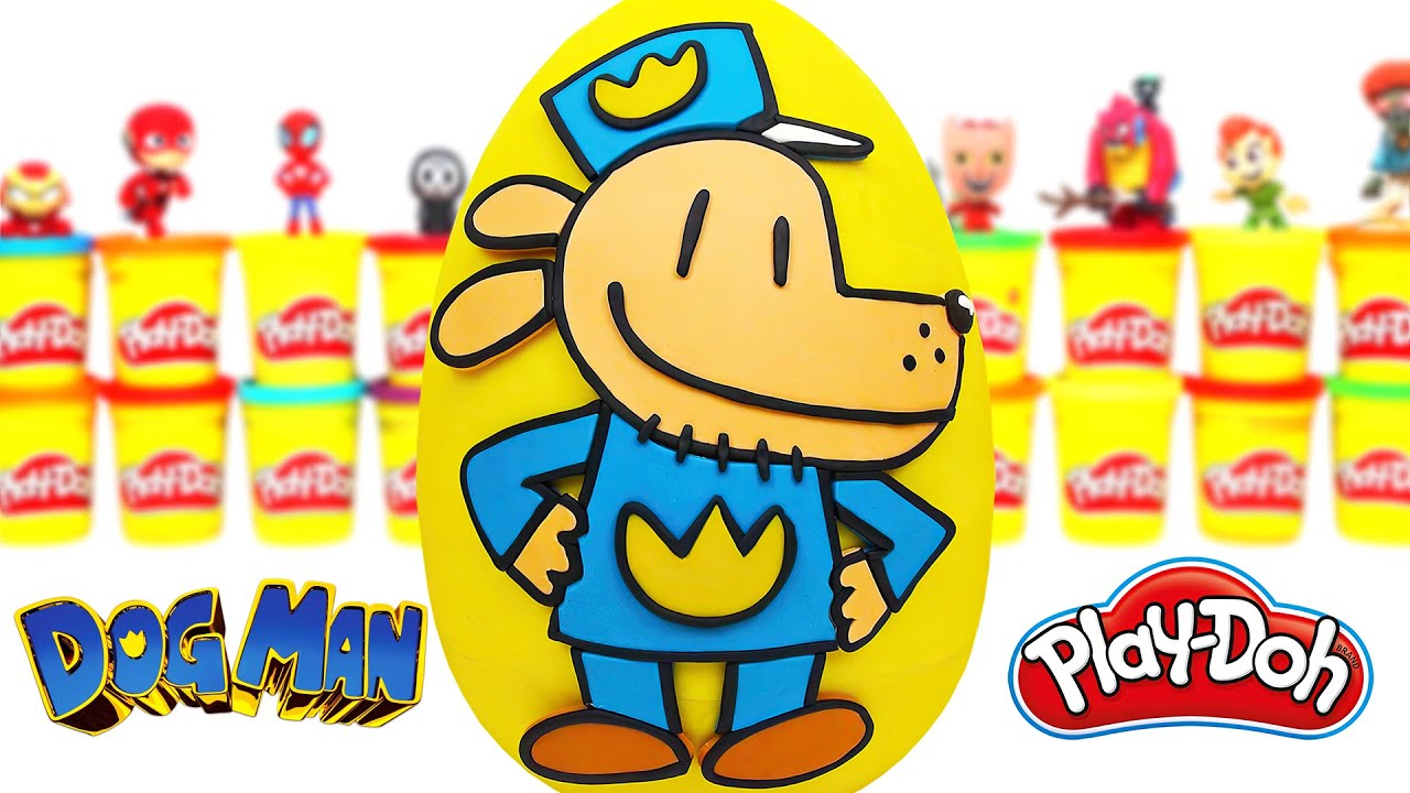 Köpek Adam (Dog Man) Filmi Sürpriz Yumurta Oyun Hamuru Playdoh