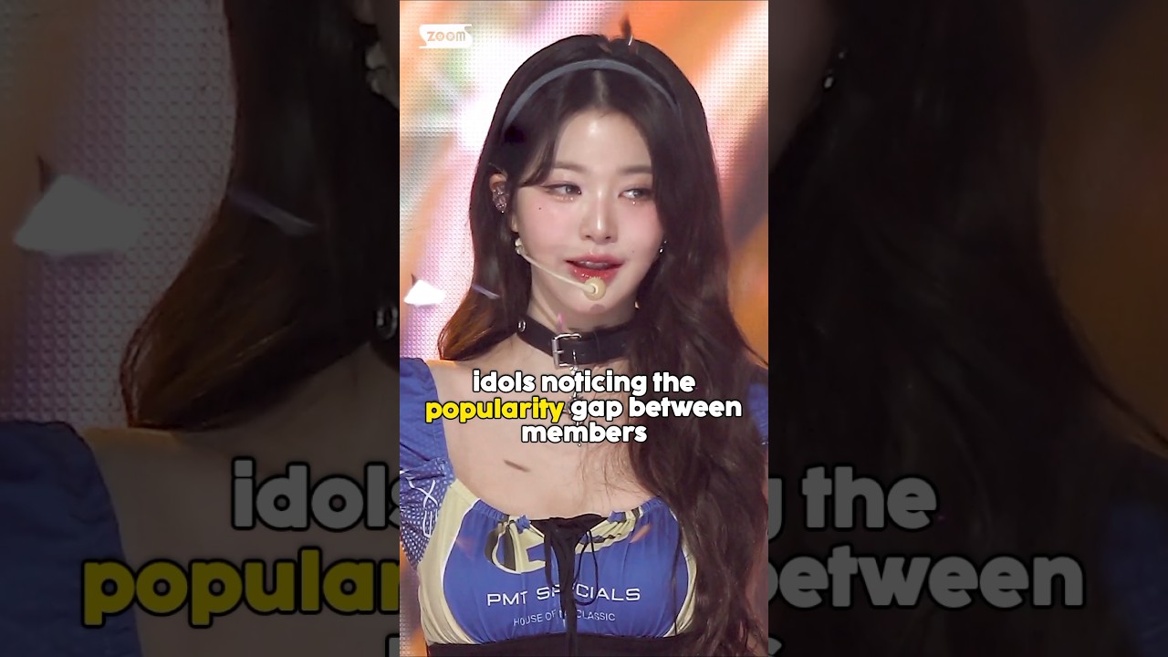 K-pop idols noticing the popularity gap between members #kpop #aespa #shorts #fyp