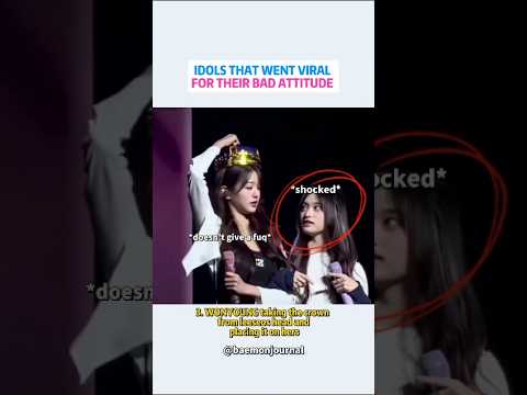 KPOP IDOLS THAT GOT HATE FOR THEIR BAD ATTITUDE #ive #illit  #kpop