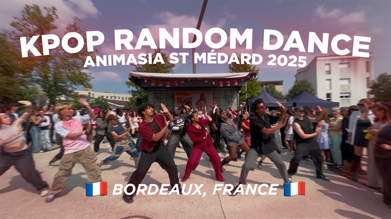[KPOP RANDOM DANCE] JUNE 2025 | Bordeaux, France by AXYS | ANIMASIA ST-MÉDARD DAY 2