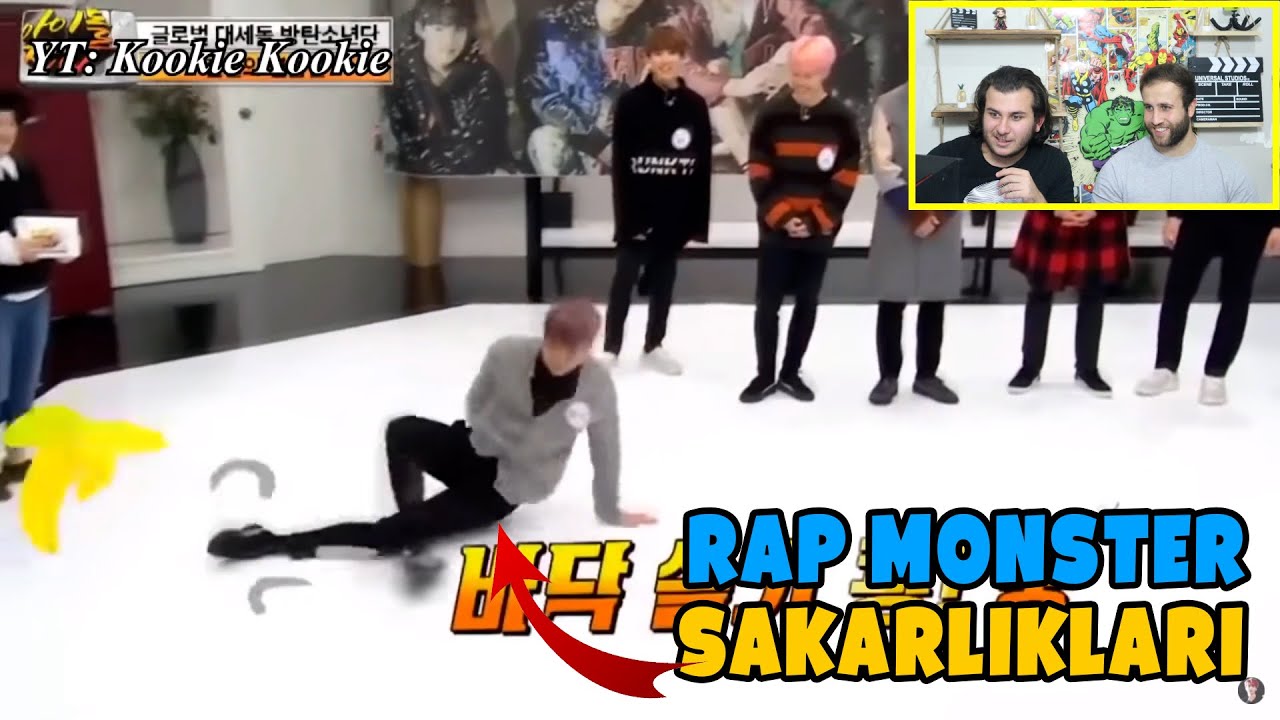 K-POP TEPKİ | RAP MONSTER SAKARLIKLARI