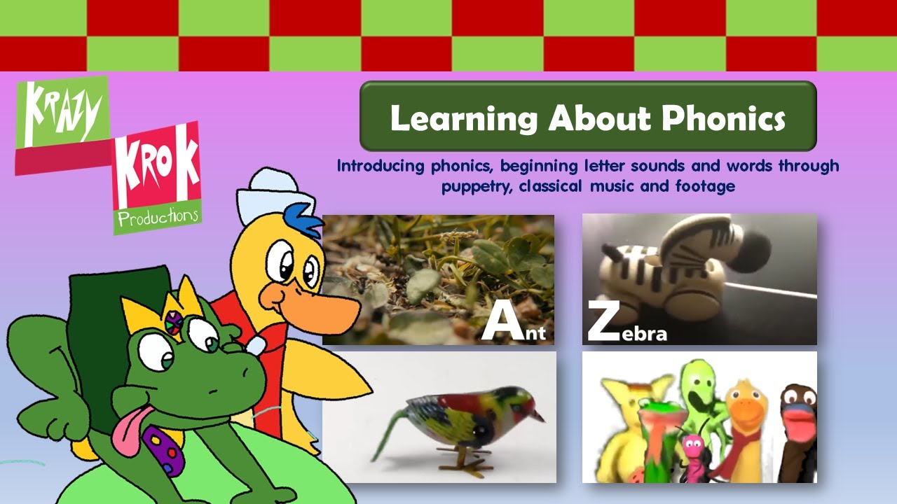 Krazy Krok Productions - Learning Phonics (2021) - Puppetry, Letter Sounds and Word Recognition