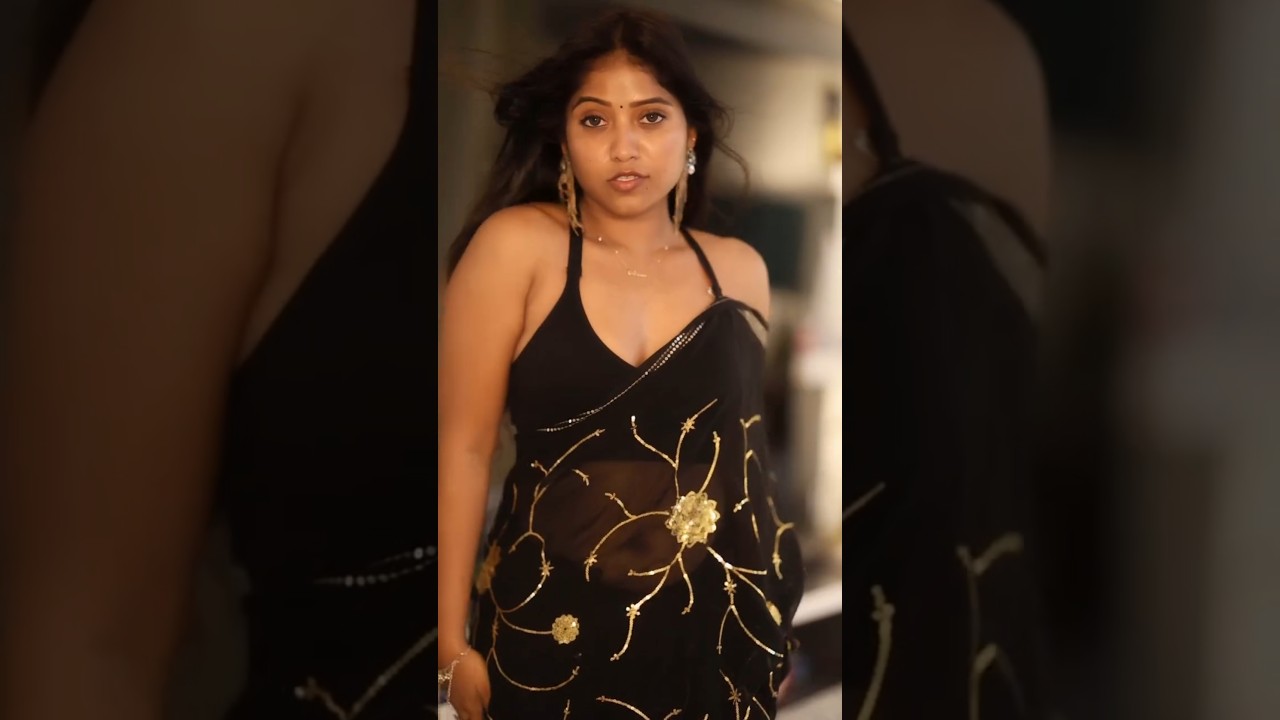Kristen Ravali latest Hot Saree Drop Video | #kristenravali #ytshorts #dipikakakar