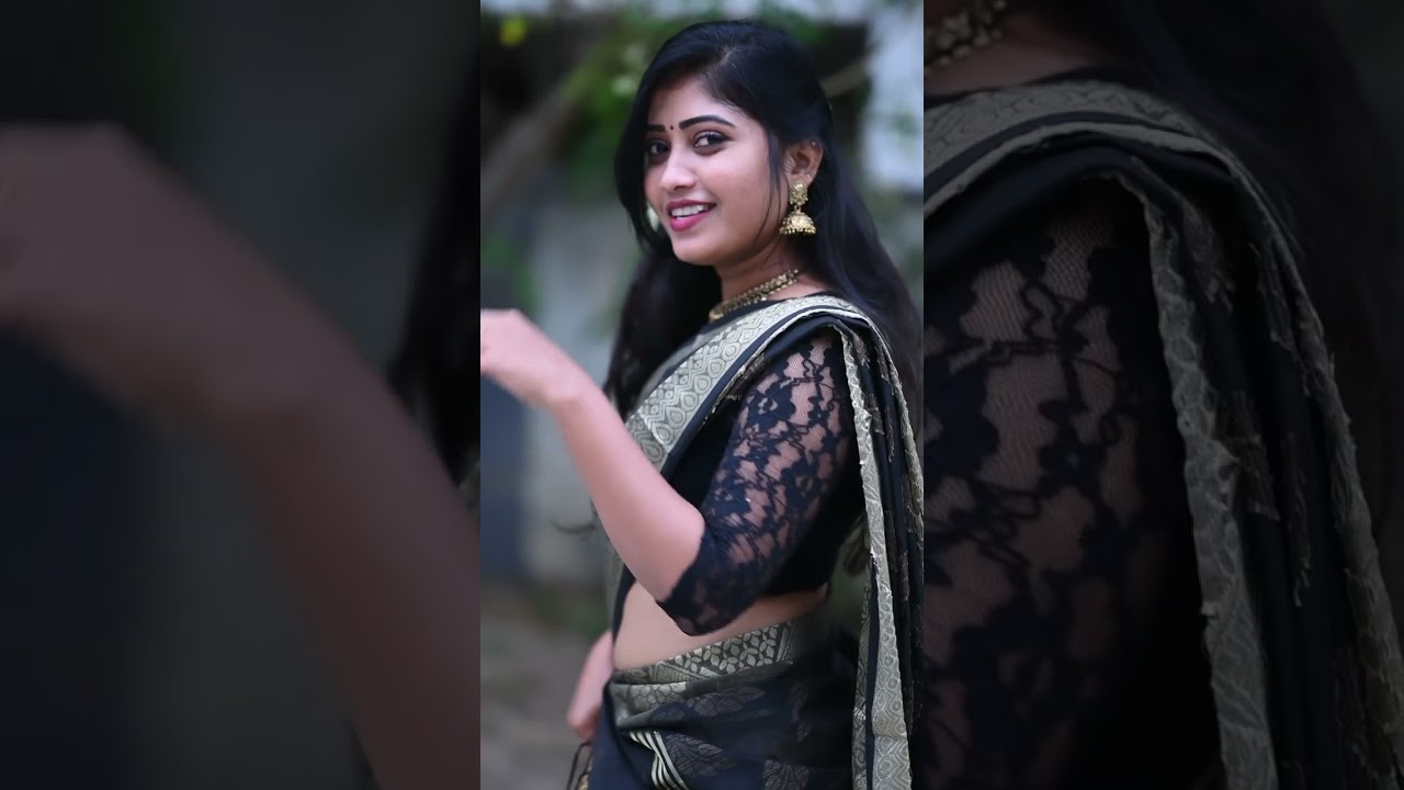 Kristen Ravali saree video ❤️😍#shorts