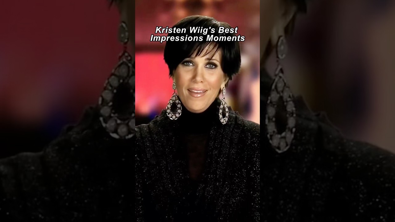 Kristen Wiig's Best Impressions Moments #kristenwiig #iconicmoments #bestmoments #ranking #funny