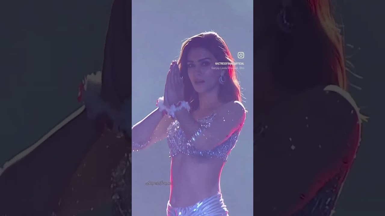 Kriti sanon dance performance in zee cinema award 2024 #viralvideo