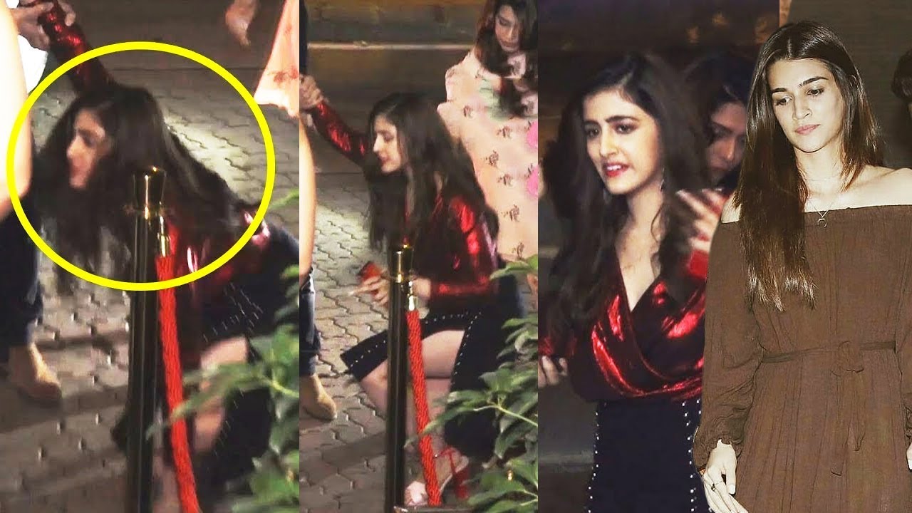 Kriti Sanon's Sister Nupur Sanon SLIPS and FALLS DOWN BADLY In Public