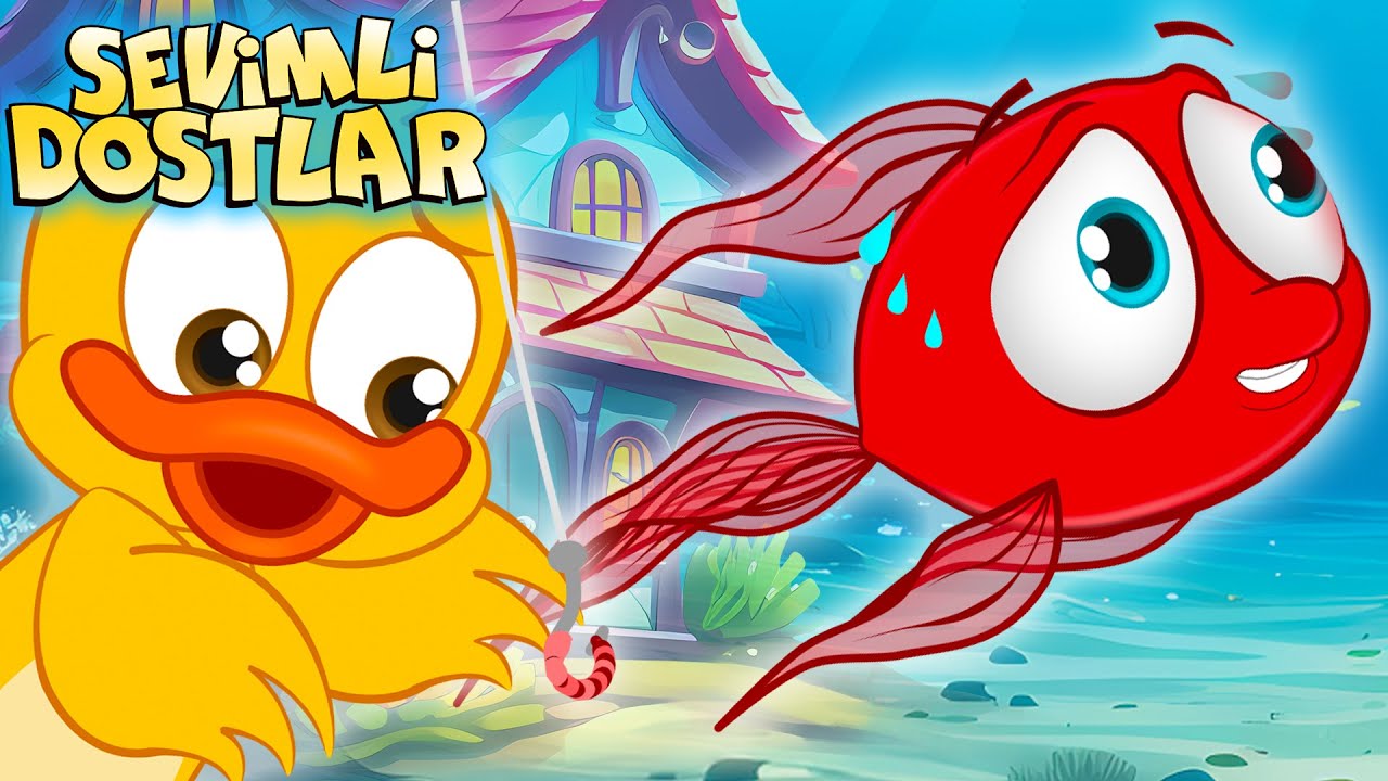Kırmızı Balık Hikayesi❣️ YENİ Maceralar 🌊 🦀 Sevimli Dostlar Bebek Şarkıları | Çocuk Şarkıları 2024