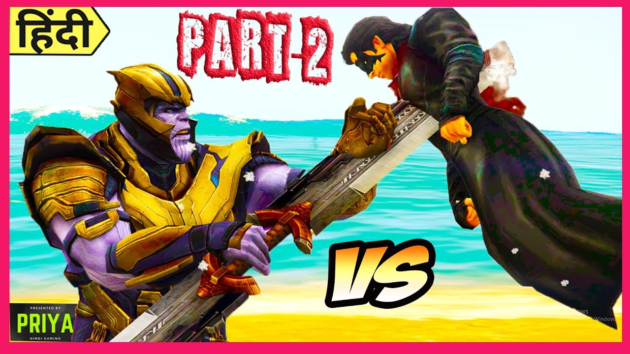 KRRISH Vs THANOS (Endgame) - Final Battle In Hindi /Urdu ||  Part 2