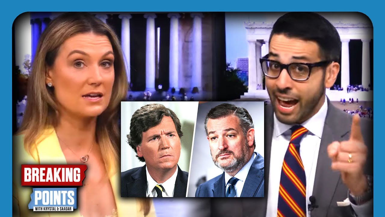 Krystal and Saagar REACT: Ted Cruz DOG WALKED By Tucker Carlson