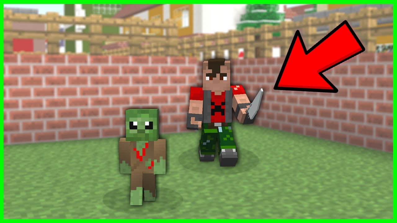 KÖTÜ ÇOCUK, FAKİR ZOMBİYİ BIÇAKLIYOR! 😱 - Minecraft