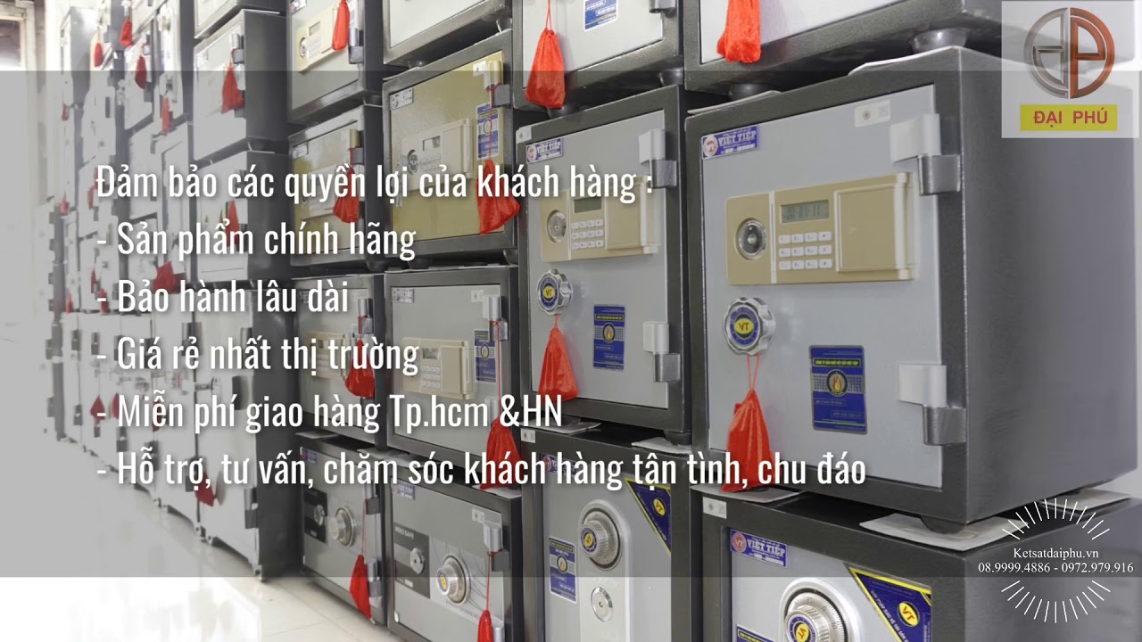 Két sắt Việt Tiệp chính hãng tại Két sắt Đại Phú