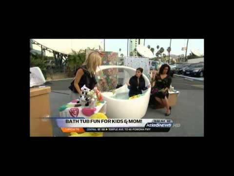KTLA: Bathtub Fun for Kids and Mom with Stacy Cox