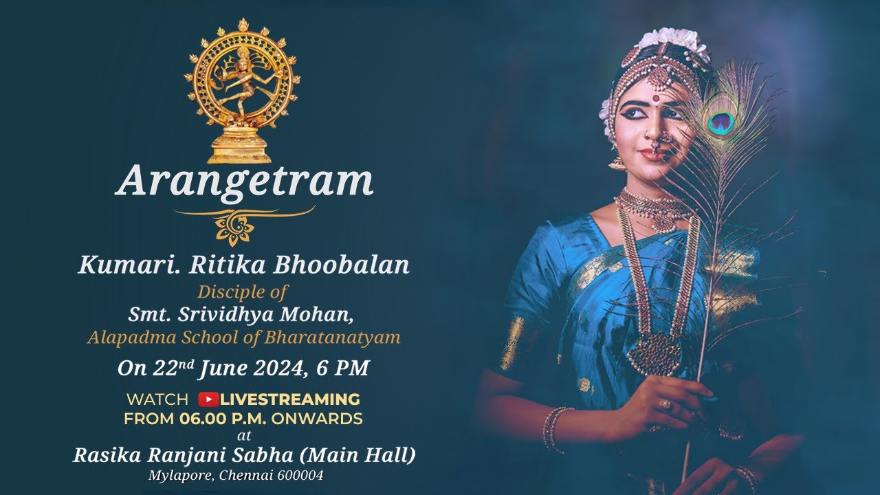 Kumari. Ritika Bhoobalan  |  Bharathanatya Arangetram