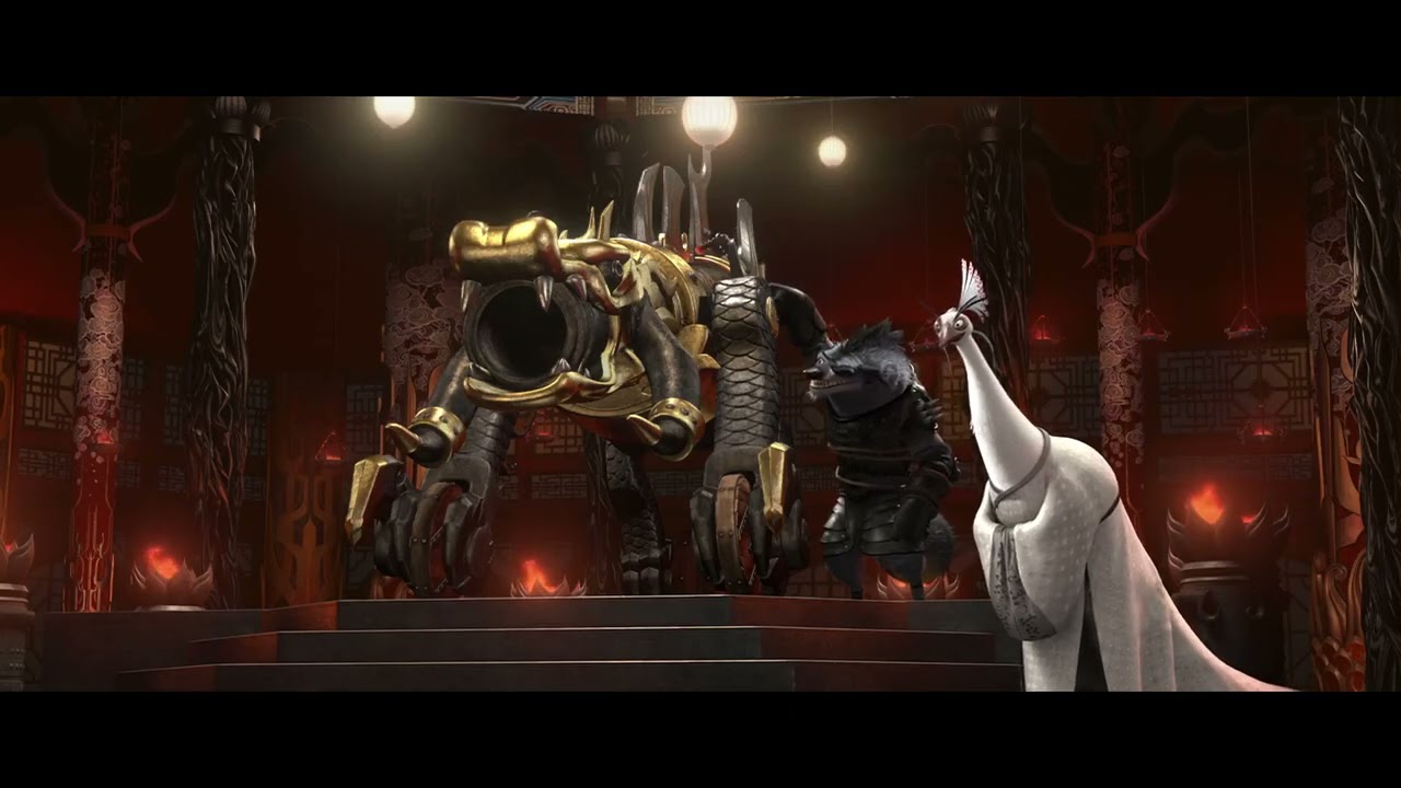 Kung Fu Panda 2 - Shen meets Po/Tower Fight [Turkish/Türkçe]