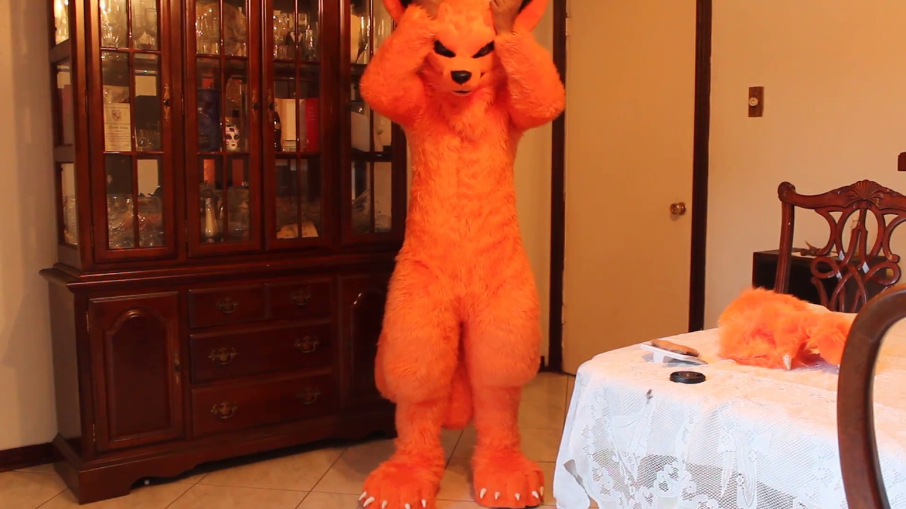 Kurama/Kyuubi Fursuit Suit Up
