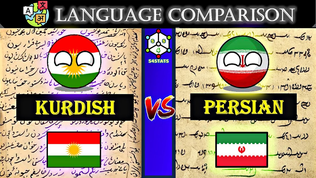 Kurdish Vs Farsi Language Comparison | Kurmanji | Persian | Sorani | Iranic Languages Comparison