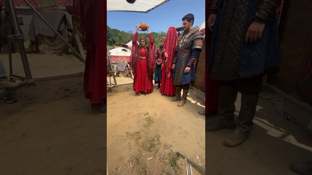 KURULUS OSMAN BEHIND THE SCENE 🤌❤️ || ALEADDIN GONCA BALA FATIMA ❤️‍🔥 #keşfet #kurulusosman #bala