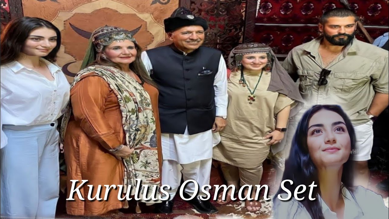 Kurulus osman set Ozge Torer and Burak Ozcivit #kuluruşosman