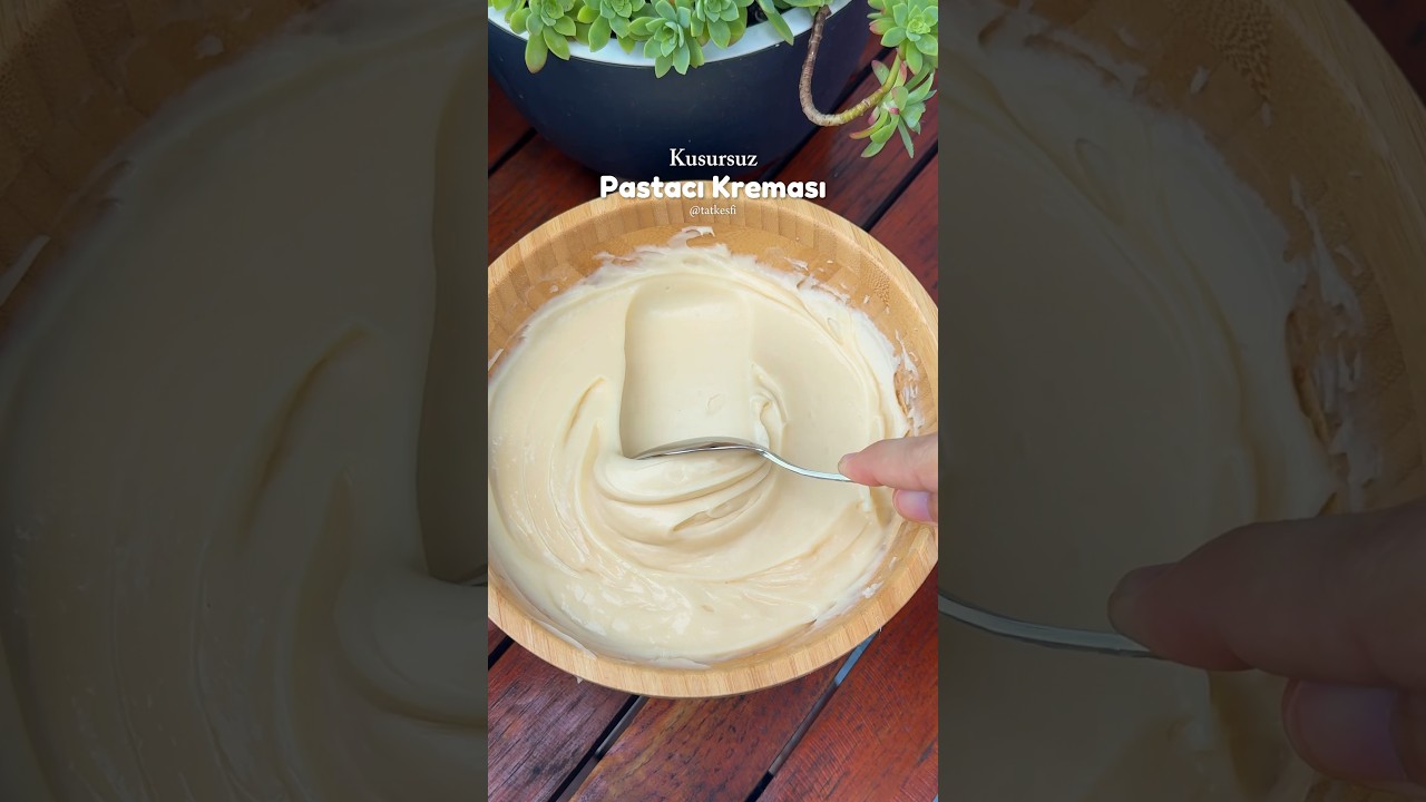 Kusursuz Pastacı Kreması Tarifi ❤️ #tatkeşfi #pastacıkreması #creampatisserie ücretsiz reklam