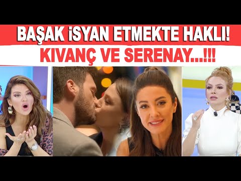 Kıvanç Tatlıtuğ Serenay Sarıkaya'nın öpüşme sahnesi Başak Dizer'i çileden çıkarttı!