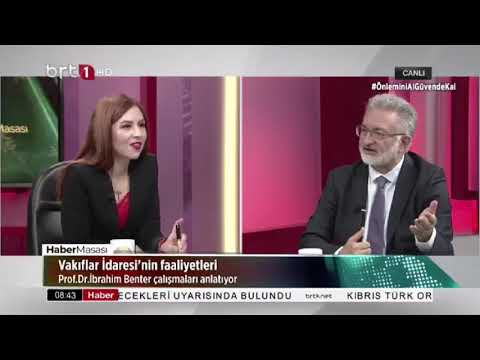 Kvi Genel Müdürü Prof. Dr. İbrahim Benter,  BRT Haber Masası Programının Konuğu Oldu.
