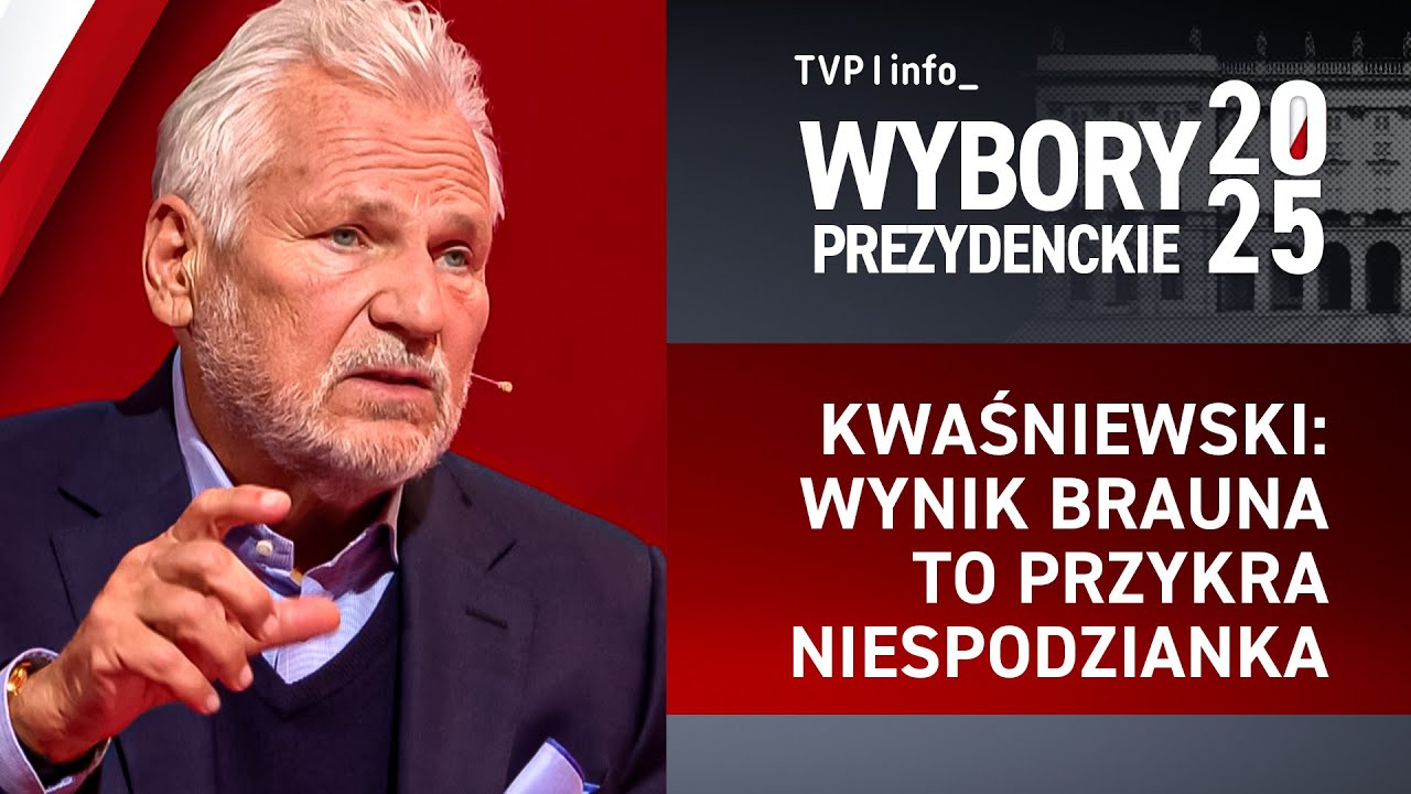 Kwaśniewski: wynik Brauna jest przykrą niespodzianką | WYBORY PREZYDENCKIE 2025