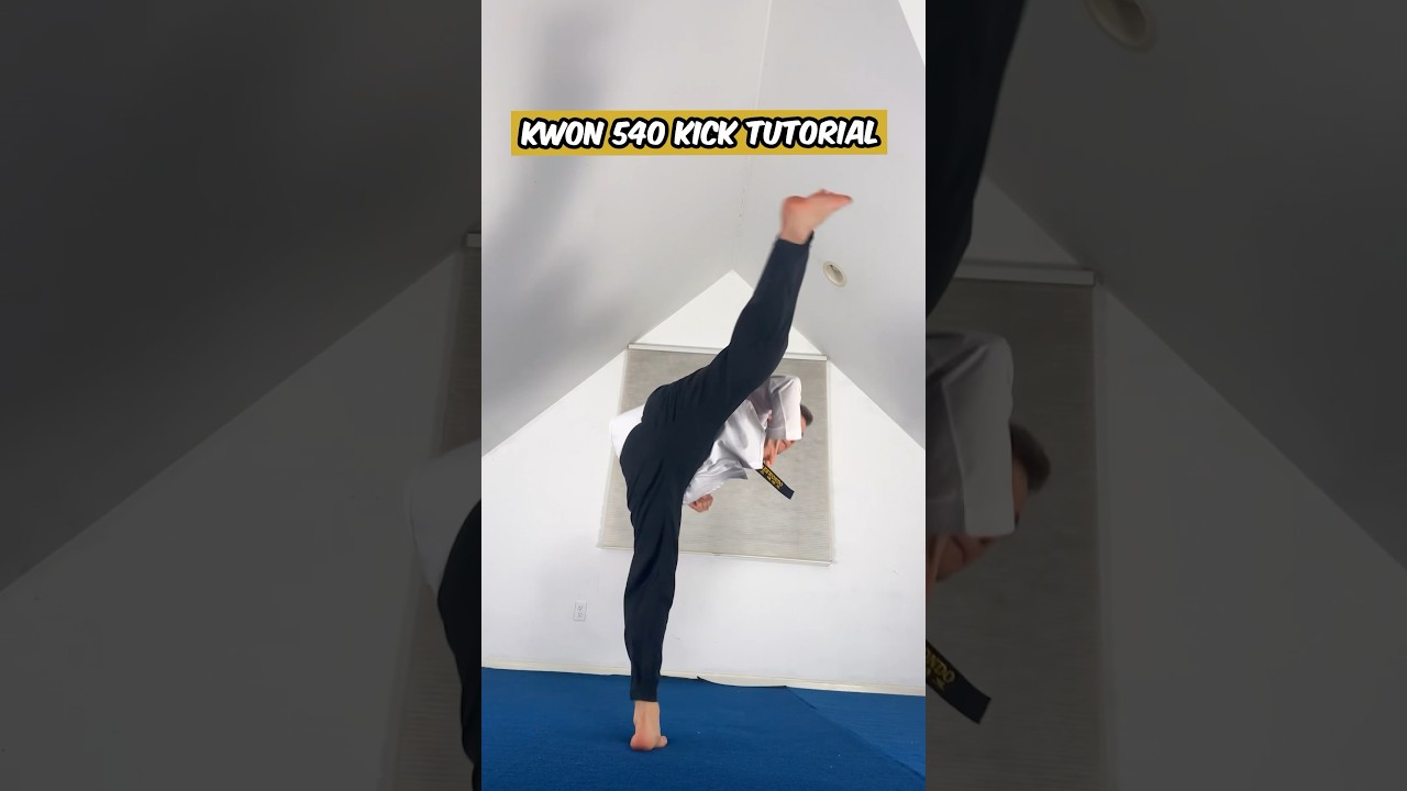 Kwon 540 Kick Tutorial #shorts #martialarts #cobrakai