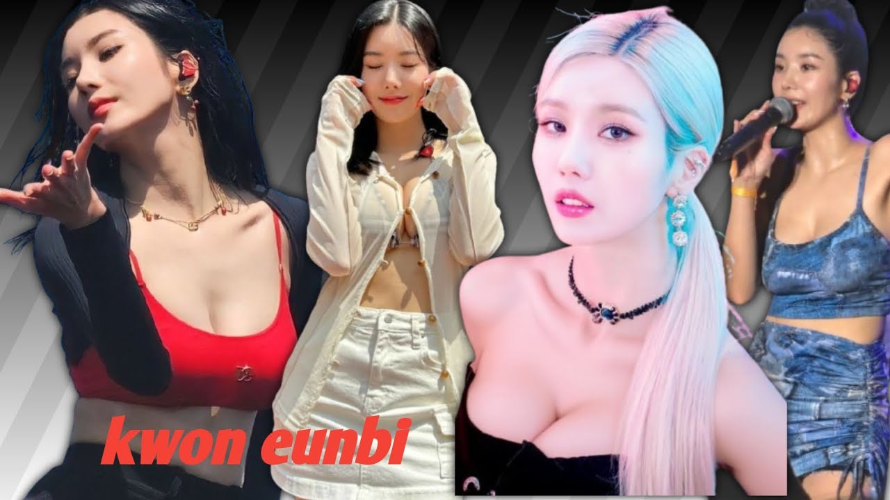 kwon eunbi very sexy cleavage collections.  eunbi hot compilation #kpop