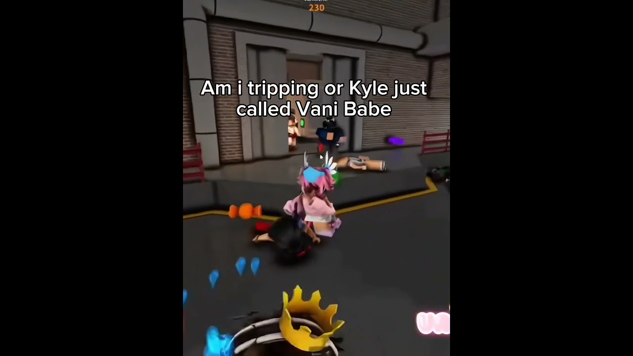 Kyle just called Vani babe🥰❤️ #vanilbean #kreativekyle #babe #mm2 #shorts