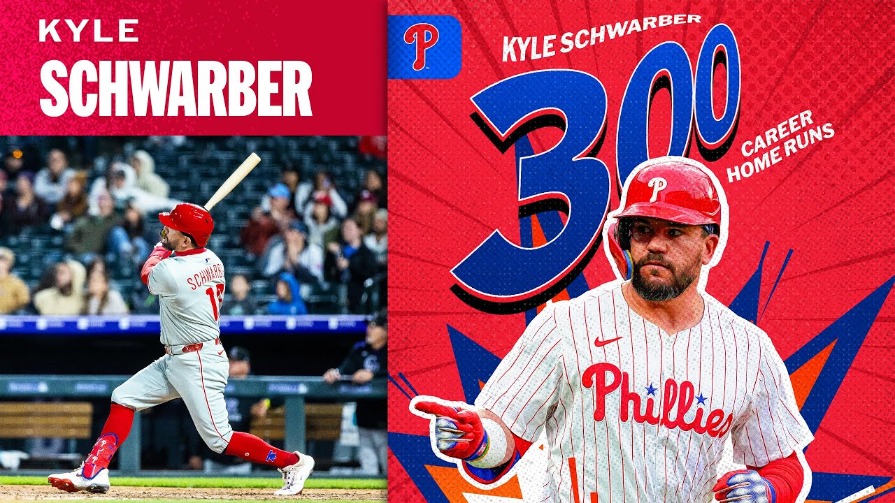 Kyle Schwarber hits milestone HOME RUN No. 300 a whopping 466 FT!