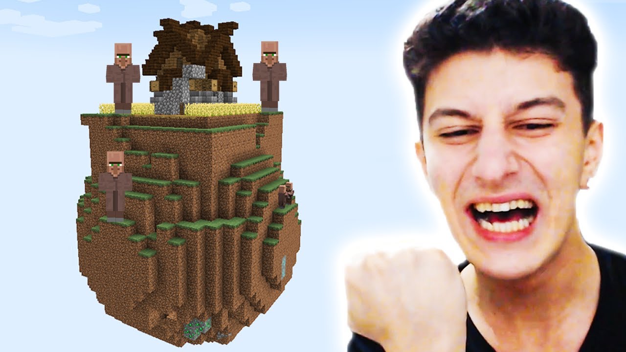 KÖYLÜLERİN GEZEGENİNE GİTTİM 😱 Minecraft 36