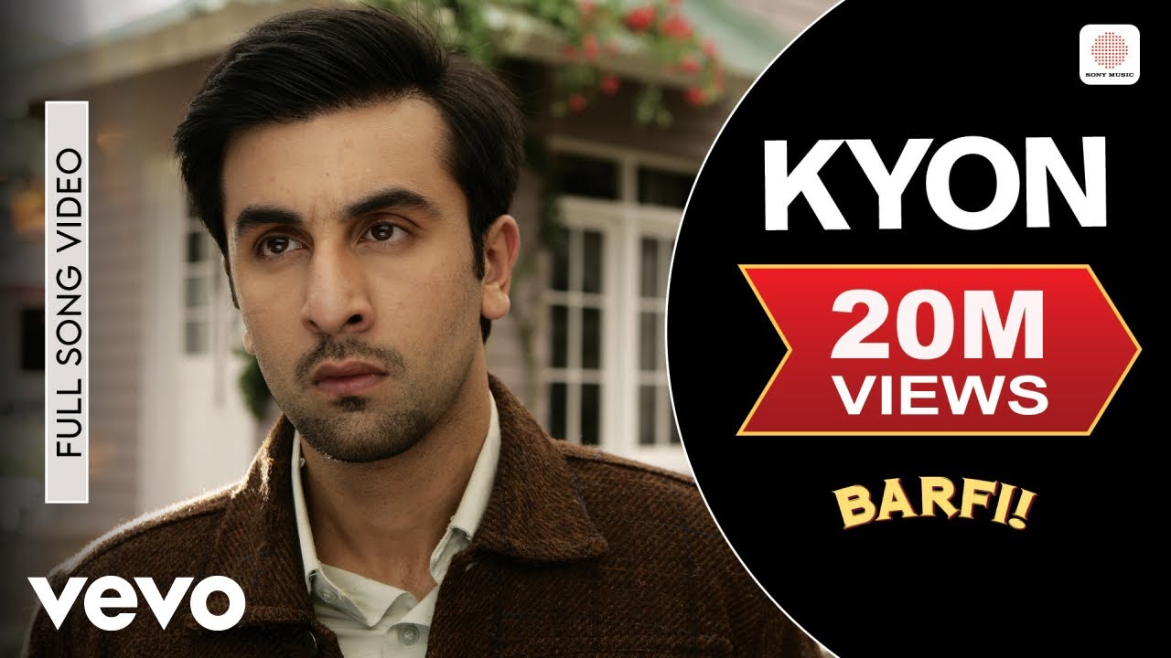 Kyon - Full Video | Barfi | Pritam | Papon | Sunidhi | Ranbir Kapoor | Priyanka Chopra