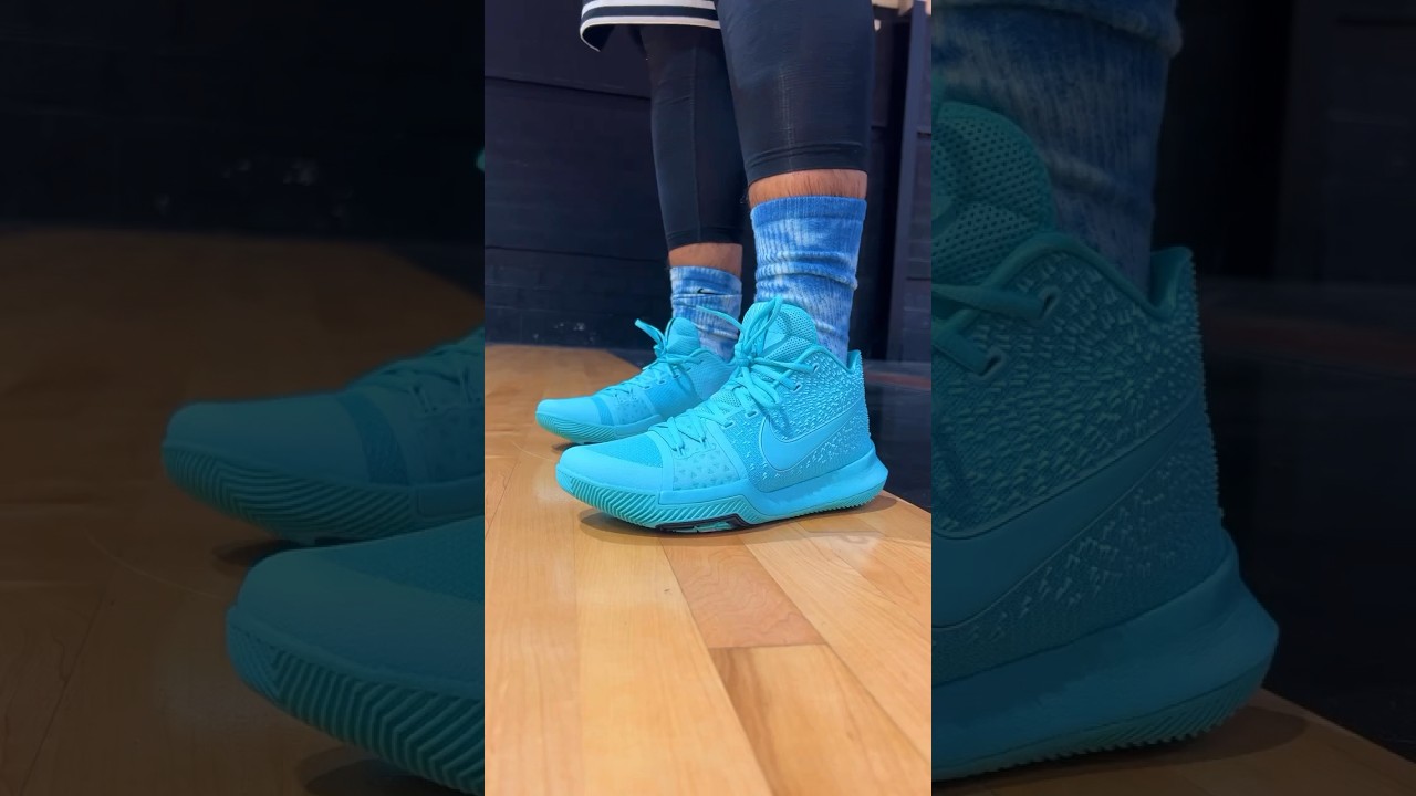 KYRIE 3 TIFFANY PT2 👀💎 #basketball #sneakers #test #shoes