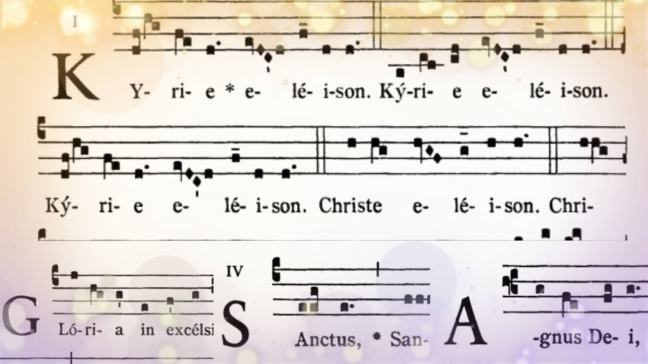 KYRIE ELEISON  - GLORIA IN EXCÉLSIS - SANCTUS - AGNUS Dei   Sheet Music ( MISSA X ALME PATER)