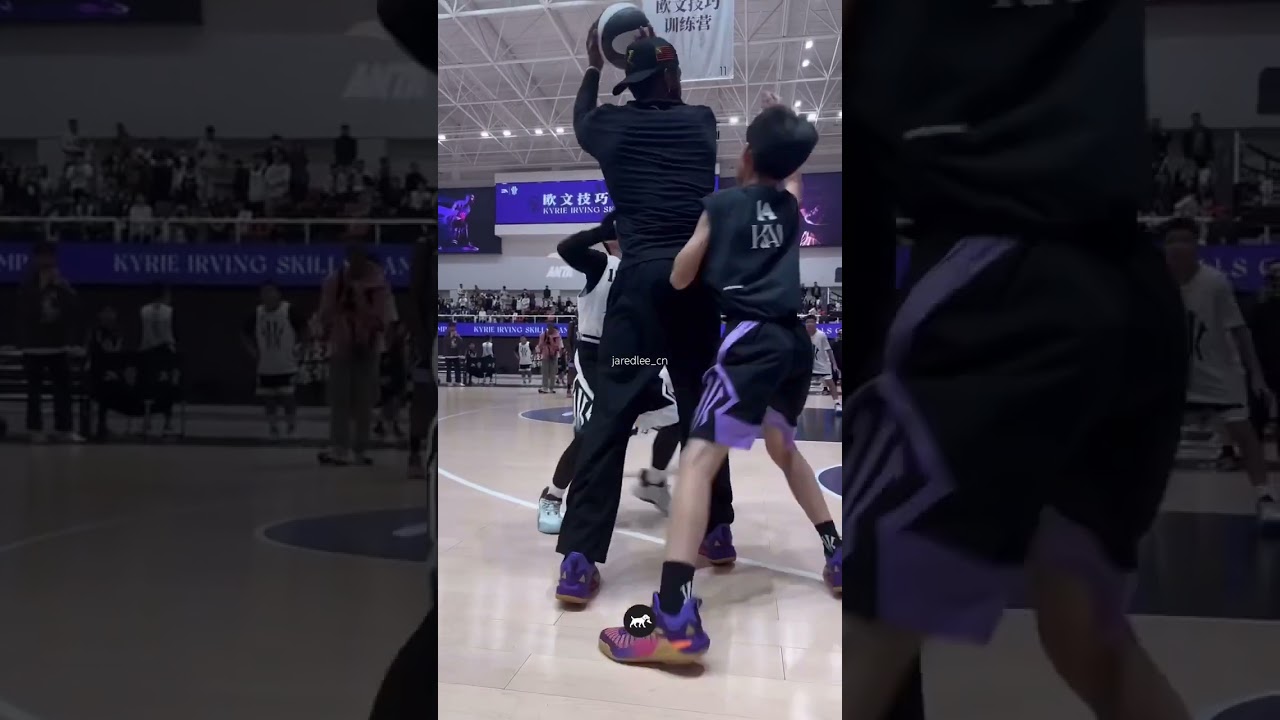 kyrie ridiculous self alley oop layup #shorts #nba #basketball #kyrieirving #china