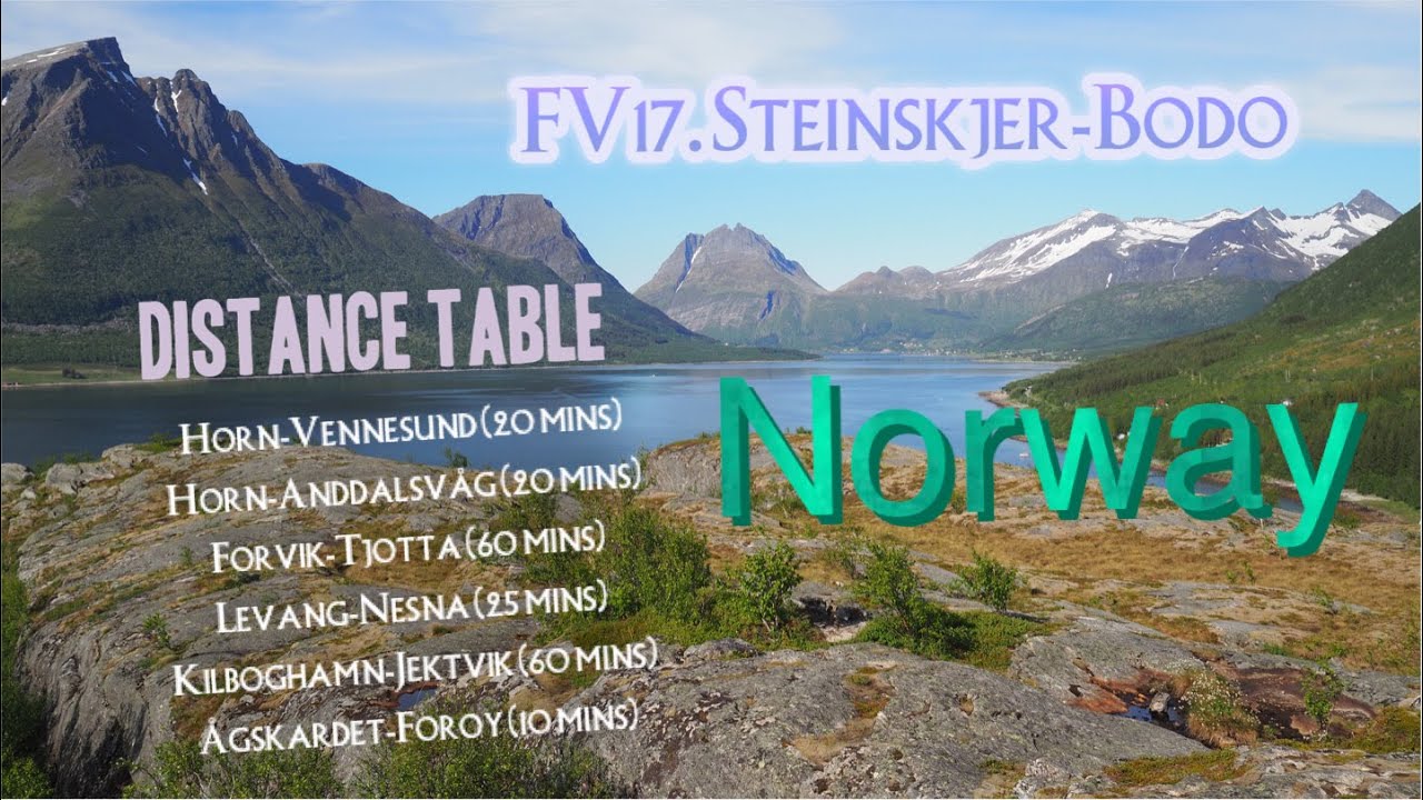Kystriksveien Northern Norway ( FV.17: Steinskjer- Bodø)