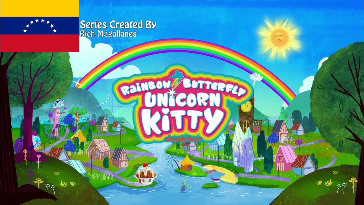 La Gata Unicornio Mariposa Arcoíris intro Tema Musical Opening Canción de Apertura en Español Latino