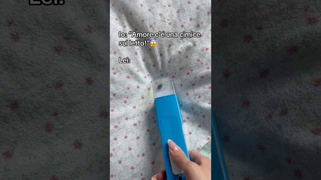 La mia ragazza ha comprato questo acchiappa insetti che devo dire si sta rivelando molto utile😅