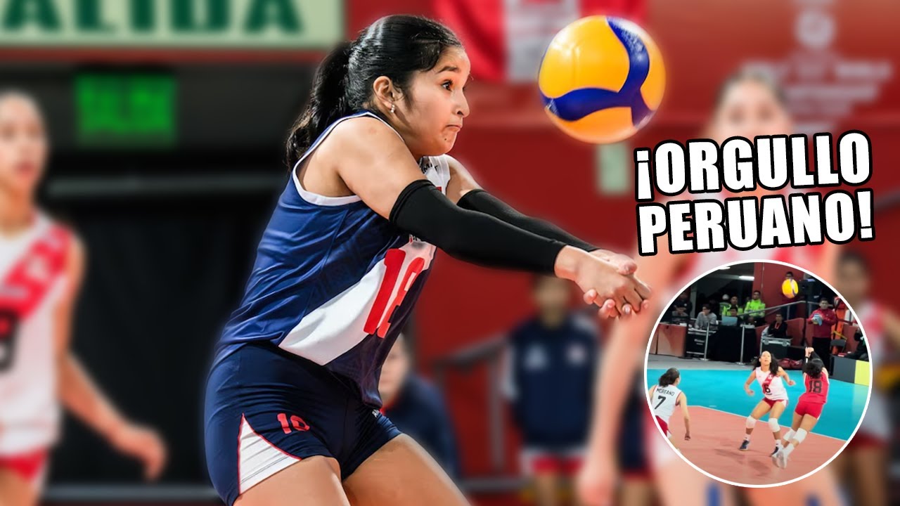¡La pequeña maravilla peruana! 🔥 Liana Torres brilla ante Brasil en el Mundial Sub-17 🇵🇪🏐