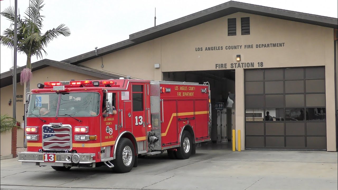 LACo.FD Engine 13 From Station 18