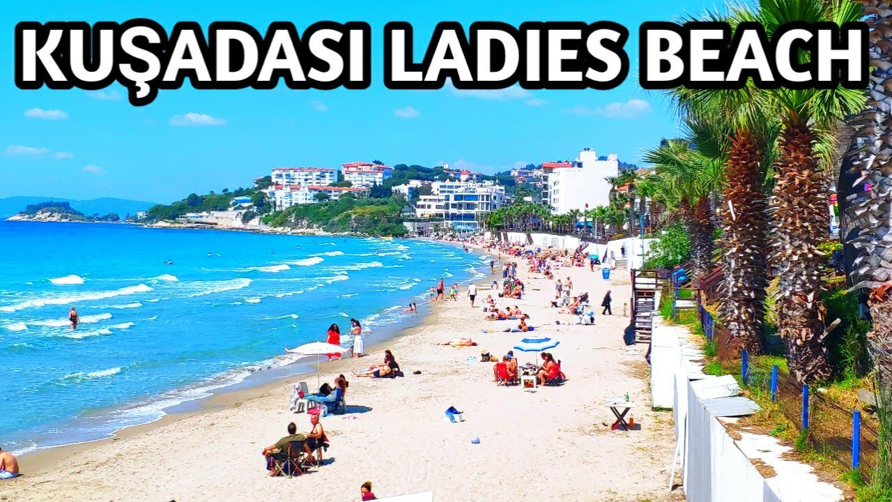 LADIES BEACH KUŞADASI, AYDIN TÜRKIYE | 3 May 2025 | Kuşadası Kadınlar Plajı | 4k UHD 60fps