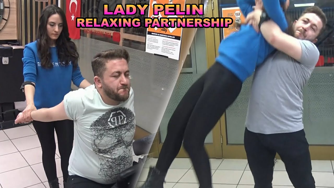 LADY PELIN RELAXING MASSAGE PARTNERSHIP - LOUD CRACKS - Asmr face,head,back,arm,ear,foot,leg massage