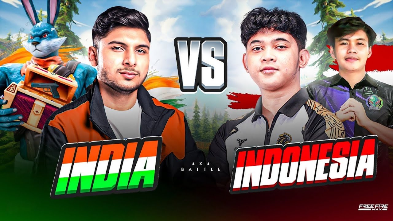 LAGA INTERNASIONAL | INDONESIA VS INDIA EPIC WAR ELITE FREE FIRE INDONESIA